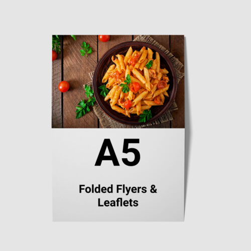 A5 Folded Flyers & Leaflets